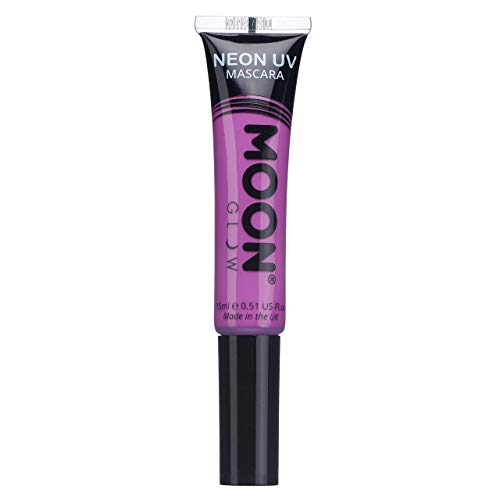 Máscara de pestañas Moon Glow Neon UV 15 ml ¡Púrpura brilla intensamente bajo la luz ultravioleta!