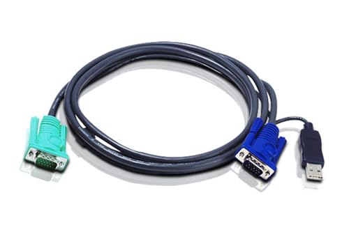ATEN 2L-5205U USB KVM Console Cable - PC/Mac (5m) (2018)