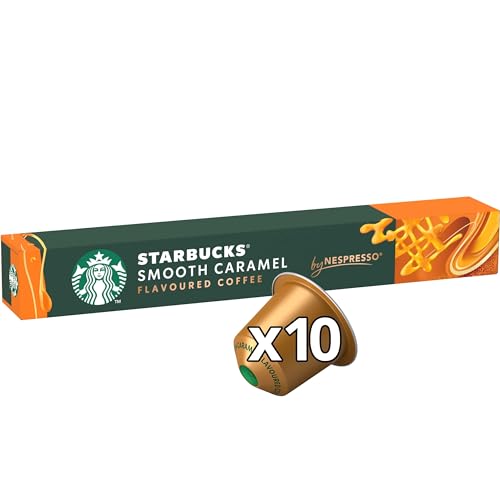 STARBUCKS - Smooth Caramel Flavoured Coffee by Nespresso, Blonde Roast, Single-Serve Capsules 5