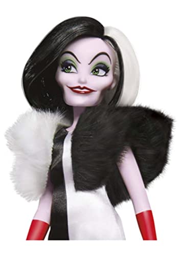 Disney Princess Villains Cruella De Vil Fashion Doll - Includes Accessories & Removable Outfit, Ages 5+