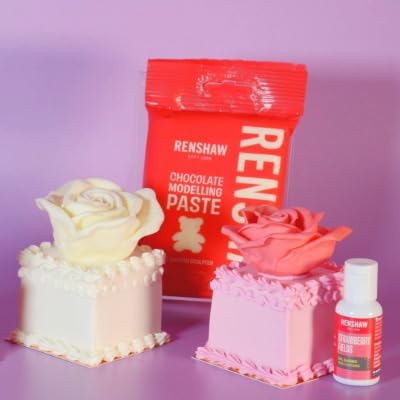 Renshaw White Chocolate Modelling Paste - 250g | Sets Firm | Easy to Use for Cake Decorating 2