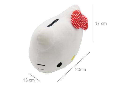 CYP BRANDS Peluche Savings Money Box, White, One Size (HR37-01HK)