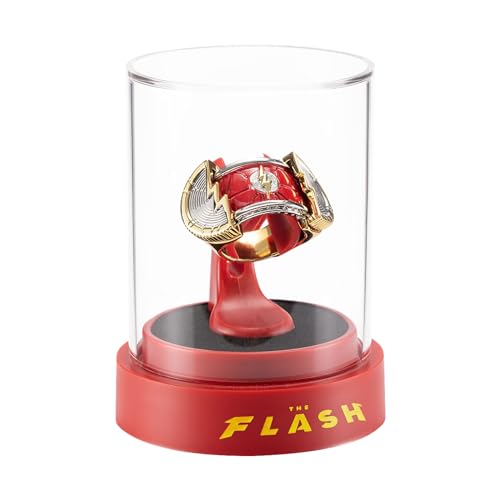 The Noble Collection DC Comics Justice League - Flash Prop Ring with Display (NOB4507)