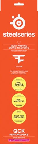 SteelSeries QcK XL Performance Speed Gaming Mousepad – 900 x 400 mm – Extra Density, Low-Profile Stitching, Non-Slip Base 23