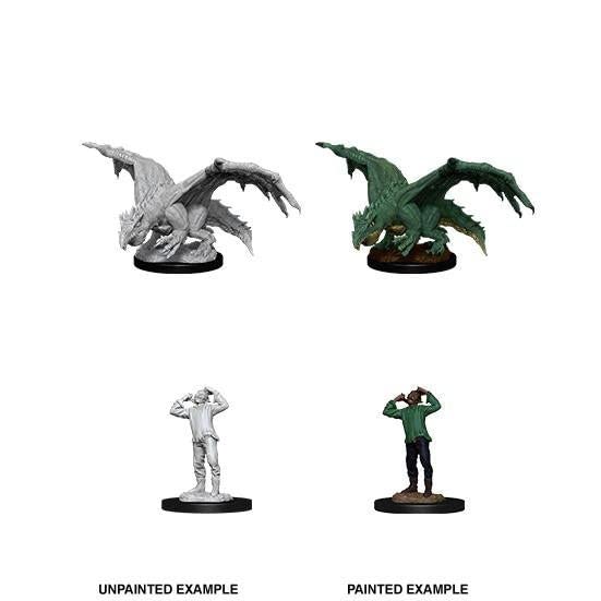 Dungeons & Dragons WizKids Miniature Figure - Primed Dragon Model | Plastic | Multicoloured | 85mm 2