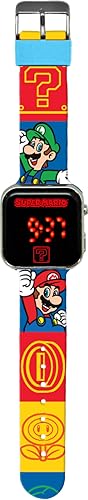 Super Mario LED Light Up Watch - Kids Euroswan GSM4236 (2023)