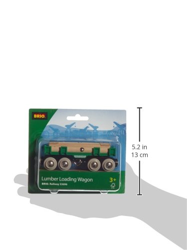 BRIO World Lumber Loading Wagon Train Set - Compatible with All BRIO Railway Sets, Age 3+ 8