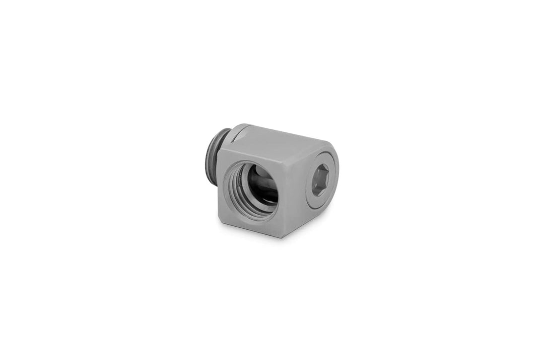 EKWB EK-Quantum Torque Micro Rotary 90° Adapter Fitting - Satin Titanium