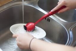 Greener Cleaner Dish Brush - Tackles Caked-On Food | Dishwasher Safe | Eco-Friendly