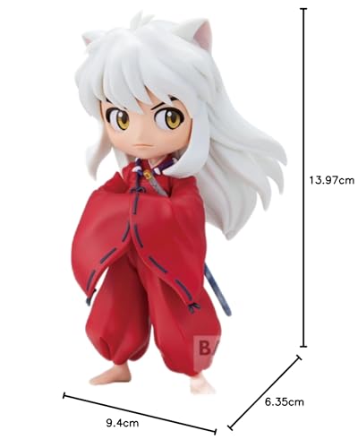 Banpresto Q Posket Inuyasha, 5.5-Inch Multicolored Anime Figure BP88122