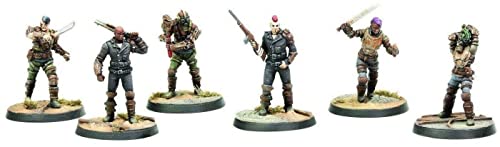 Modiphius Entertainment Fallout Wasteland Warfare Raiders, Psychos & Scavvers Miniatures Set (MUH051723)