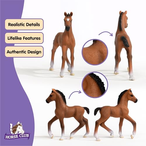 Schleich Horse Club Series - Oldenburg Foal Figurine (2378edc5-445f-49e9-a8b7-004b63fd1929)