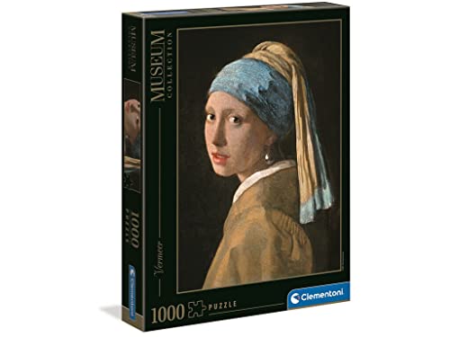 Clementoni Museums Collection - Vermeer's The Girl with the Pearl Earring 1000-Piece Jigsaw Puzzle (39614)