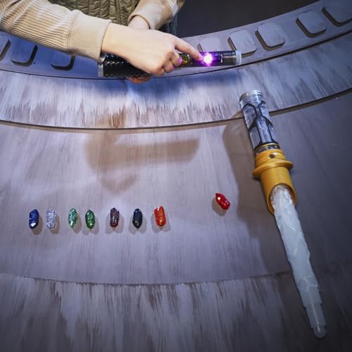 Star Wars Power Crystal Lightsaber - 7 Colors, 10 Swappable Kyber Crystals | Hasbro 11