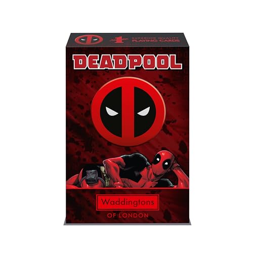 Waddingtons Number 1 Deadpool Playing Card Game – 54-Card Deck with Lady Deadpool, Kidpool & Dogpool 13