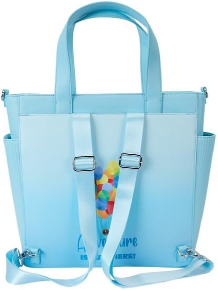 Loungefly Pixar Up 15th Anniversary Convertible Tote Bag Blue (WDTB3002)