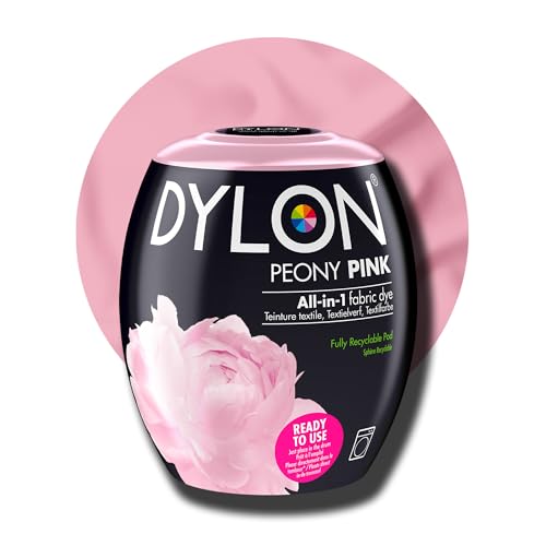 Dylon Washing Machine Fabric Dye Pod - Peony Pink, 350g