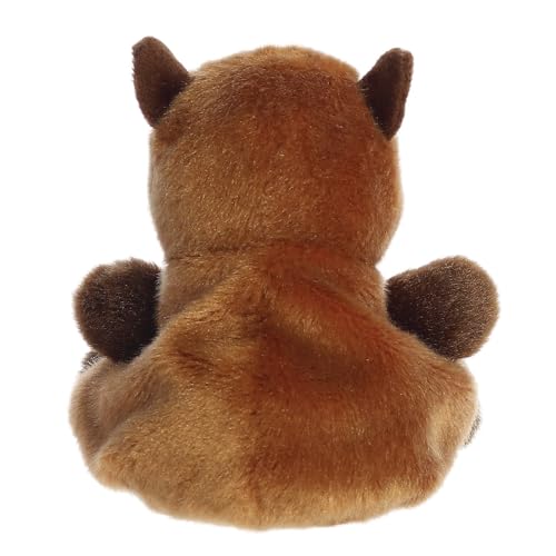 Aurora Palm Pals Sid Capybara 5In Soft Toy - Brown Plush, Eco-Friendly Bean Filled Plush for Babies & Kids 8