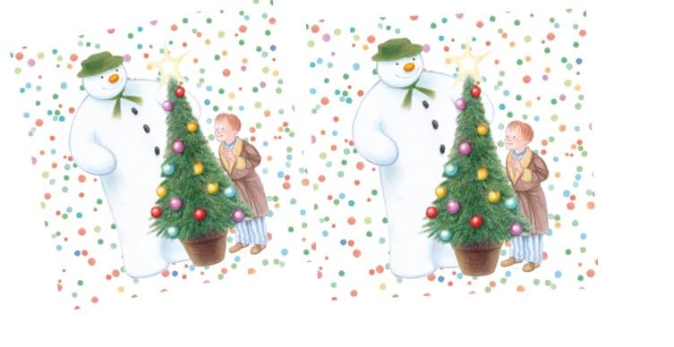 Anniversary House - The Snowman Festive Party Lunch Napkins 3-Ply, 33 cm, Multi-Colour 2