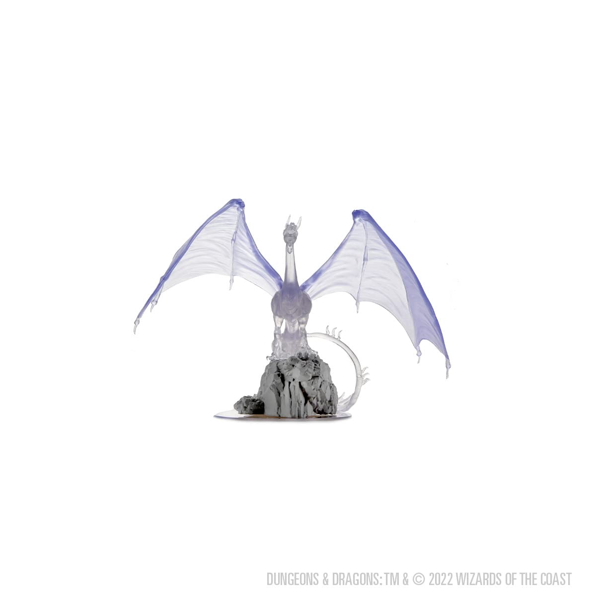 WizKids Nolzur's Marvelous Miniatures - Young Emerald Dragon Miniature | Unpainted Plastic | D&D 3