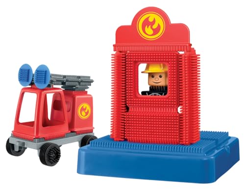 Stickle Bricks TCK09000 Hasbro Stick Feuerwehrauto-Bauset