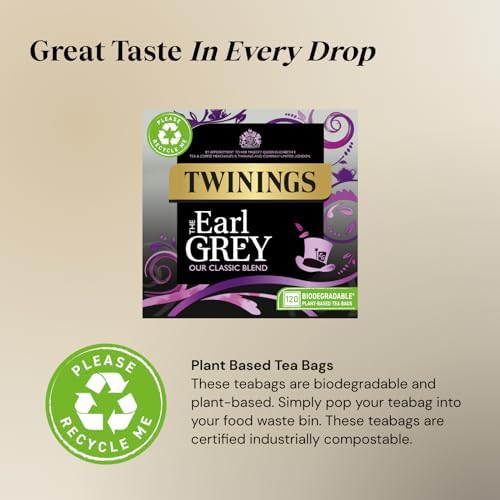 Twinings Earl Grey Black Tea Bags - Fragrant Bergamot & Lemon Flavor | 120 Count 2