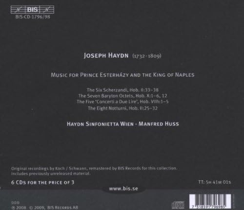 Joseph Haydn - Music for Prince Esterházy [Audio CD] [Audio CD]