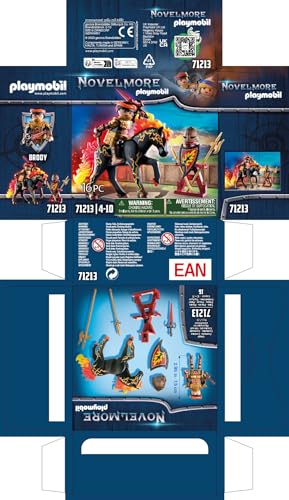 Playmobil Fire Knight - Action Figure Playset with Stunt Features, Ages 7-12 15