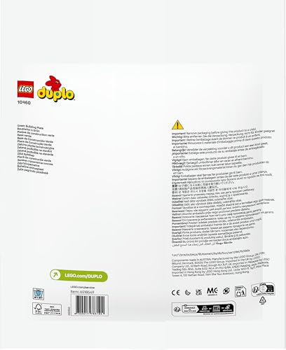 LEGO DUPLO Green Building Plate - 16x16 Stud Base for Toddlers 18 Months+ 12