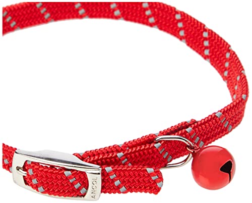 Ancol - Softweave Cat Collar Reflective Elastic Pet Collar