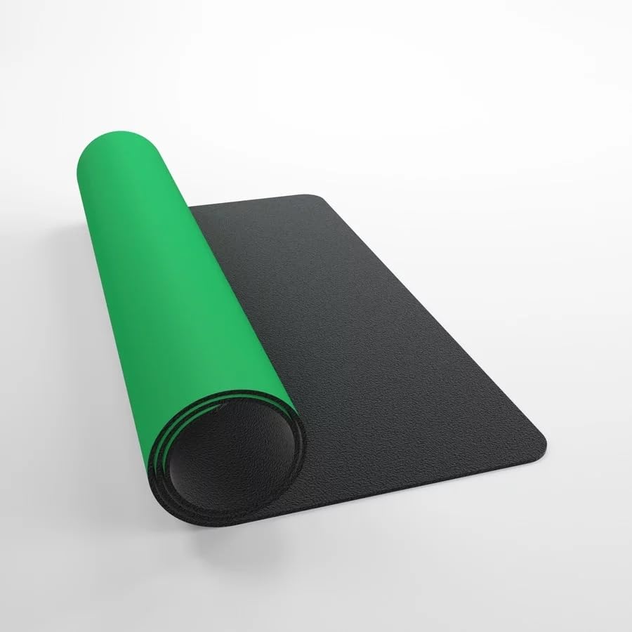 Gamegenic Prime 2mm Playmat - Green | Anti-Slip Backing | Natural Rubber 2