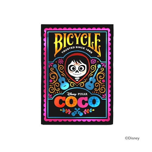 Bicycle Disney Coco Inspired Playing Cards - Holographic Foil Tuck Case | Air Cushion Finish
