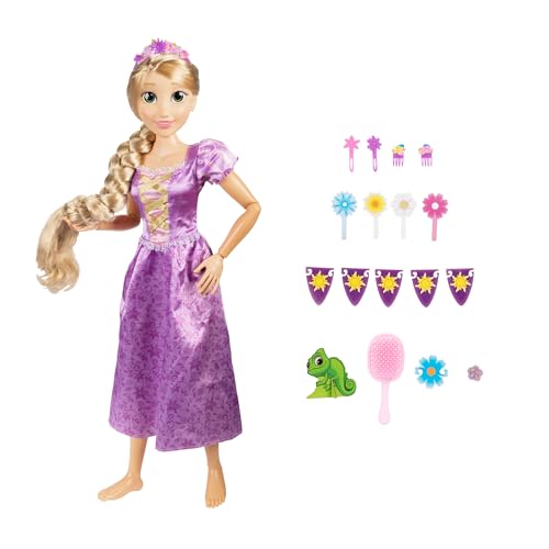 Disney Princess Playdate Rapunzel Doll - 32 Inches Tall | Highly Articulated | Includes Hair Accessories 2