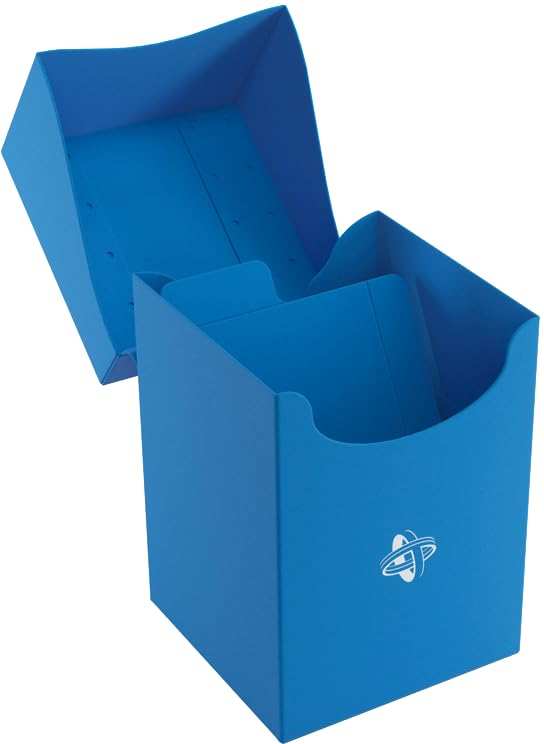 Gamegenic Deck Holder 100+ Blue Storage Box for 100 Double-Sleeved Cards 13