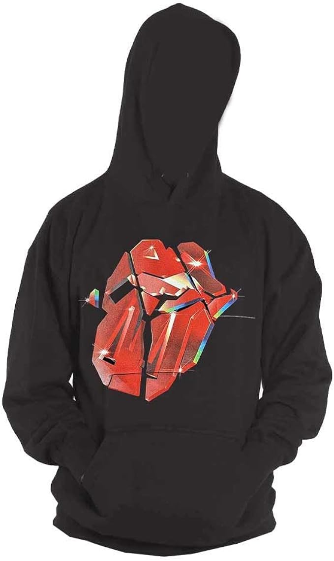 The Rolling Stones Unisex Pullover Hoodie: Hackney Diamonds Lick