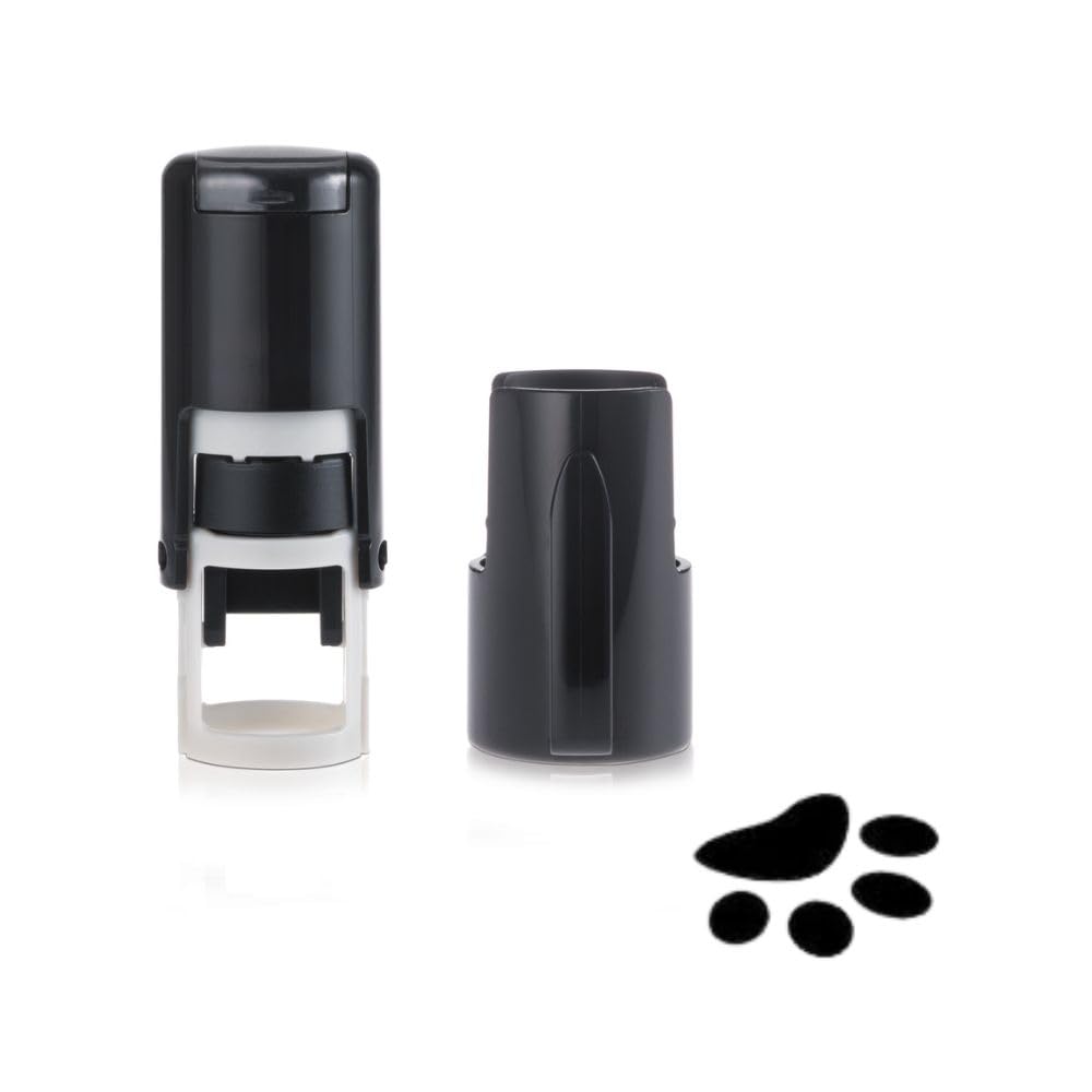 Trodat Printy 4612 Paw Print Self-Inking Stamp - 11x11mm Impression Size | Plastic