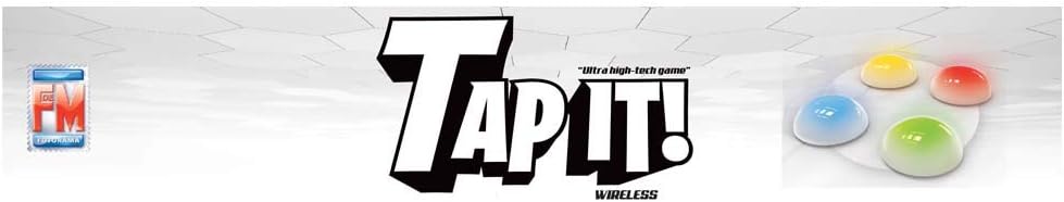 Tap-it 1109 - Multi-Colour Wireless Light-Up Pod Game with 4 Built-In Games