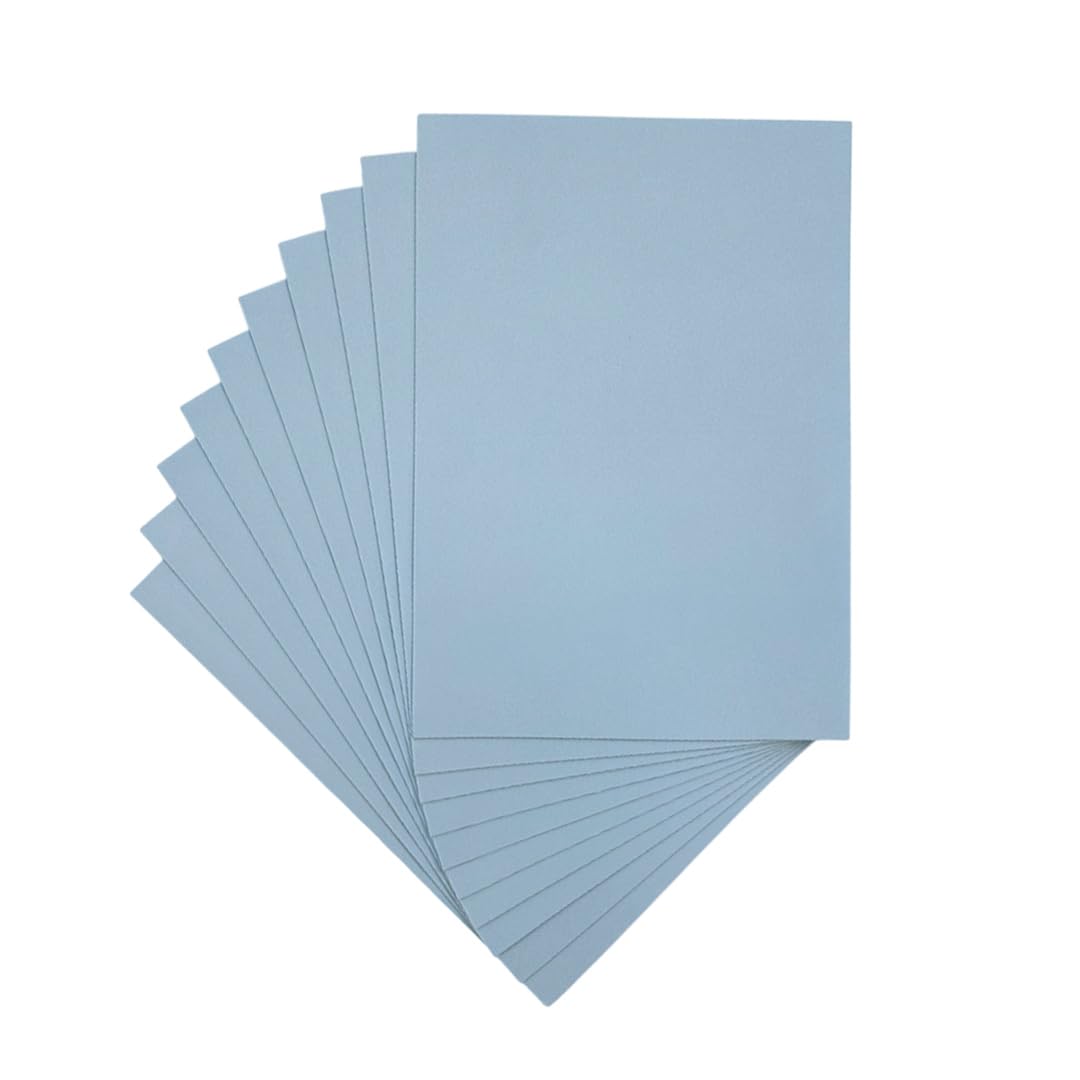 Janrax Light Blue A4 EVA Foam Sheets - 2mm Thick | 10 Pack | Craft & Decoration 1