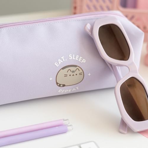 Grupo Erik Pusheen Pencil Case | Zip Closure & Carrying Handle | Cosmetic Case