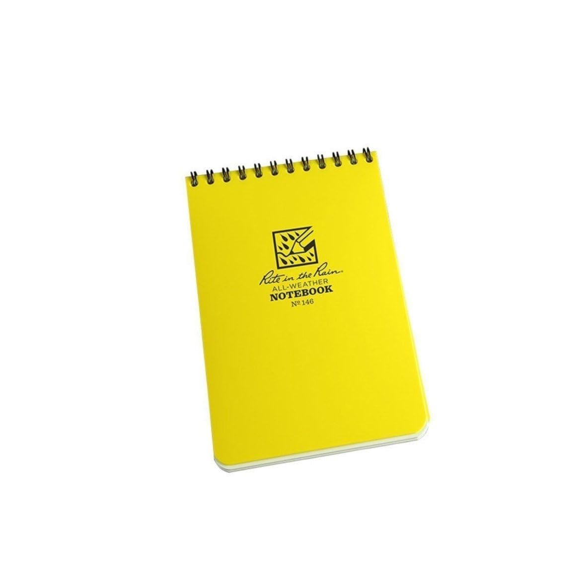 Rite in the Rain Waterproof Pocket Notebook - Top Spiral Bound, 4 x 6 Inch, Universal Lined