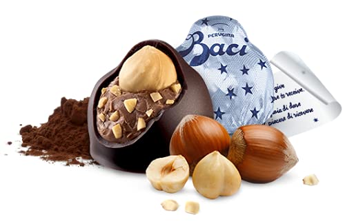 Baci - Original Dark Chocolate Praline Truffles with Hazelnut, 125g