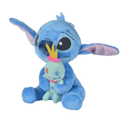 Simba Disney Stitch & Scrump Soft Doll | 25cm Plush Toy | Ages 0m+