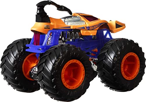 Hot Wheels Monster Trucks 1:64 4-Pack Assortment, Multipack of Toy Trucks with Giant Wheels and Epic Designs