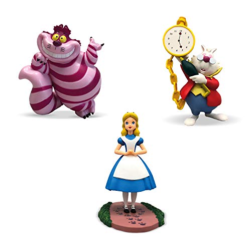 Bullyland Disney Alice in Wonderland Cheshire Cat Figure - Hand-Painted Collectible Toy (7.3 cm)