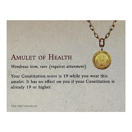 Fanattik Dungeons & Dragons Amulet of Health Medallion Collectible (HAS-DUN04)