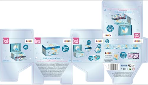 CRAZE Music Box Princess - Musical Jewellery Box with Spinning Ballerina, Mirror & Secret Drawer 15