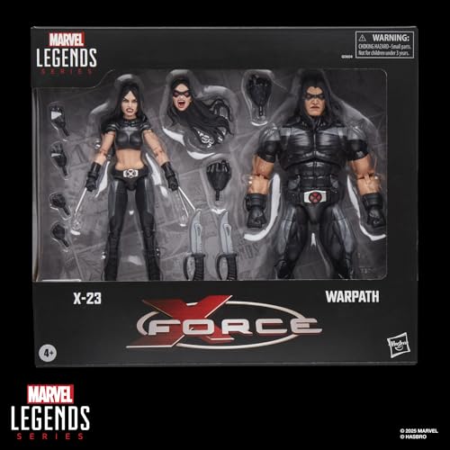 Hasbro Marvel Legends Series X-23 & Warpath Two-Pack Action Figures 18
