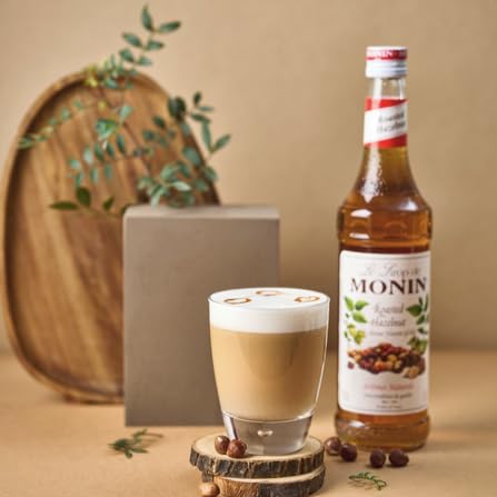 Monin Roasted Hazelnut Syrup - Intense Nutty Flavor | 700ml Glass Bottle | Vegan, Kosher 2