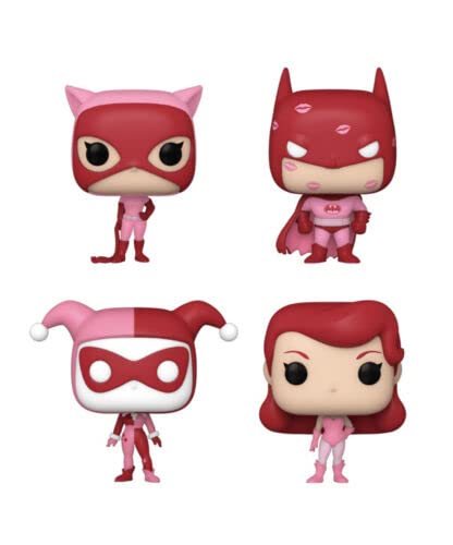 Funko Pocket POP! DC Comics Valentine Box - 4-Pack Vinyl Figure Set (70482)