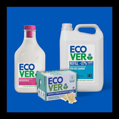 Ecover Delicate Laundry Liquid for Wool & Silk, Waterlily & Honeydew, 16 Washes, 750ml